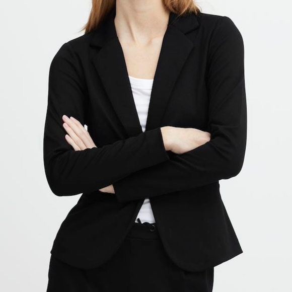 Ichi Ihkate Blazer Jacket Black XL Cardigan - Picture 7 of 16